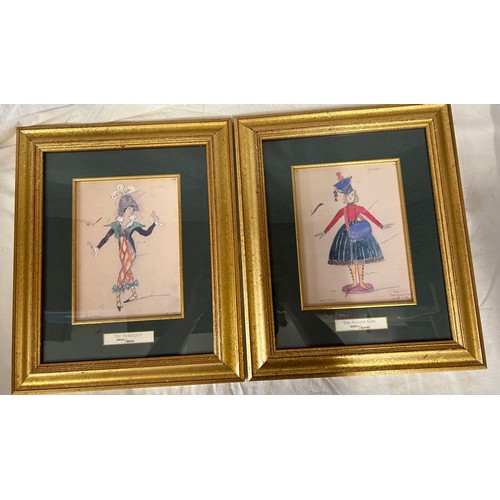 1374 - A full set of eight Limited Edition Prints 'The Original Designs of the Bolshoi Nutcracker, 1919' to... 