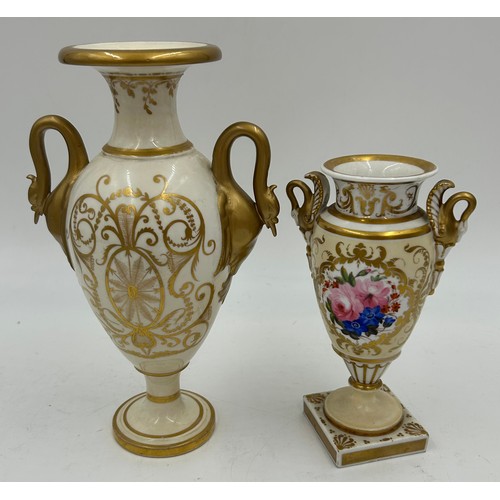 178 - Continental 20thC porcelain to include 3 x hand painted lidded boxes with gilt metal mounts, a Dresd... 