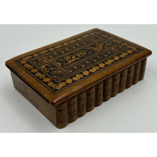 952 - A collection of boxes to include a round Tortoiseshell  trinket box, a Money Box with London scene, ... 