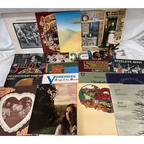 973 - A collection of 54 Vinyl Folk Albums to include artists such as Gordon Lightfoot, The Cameron Men, P... 