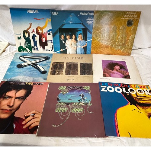 975 - A collection of 54 Rock & Pop Vinyl Albums from the 70/80s to include Procol Harum, Genesis, Barclay... 