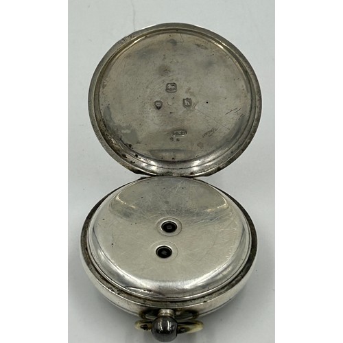 707 - A silver J W Benson 'Ludgate' pocket watch, London 1885, Patent No 4658, 'by warrant to H M the Quee... 