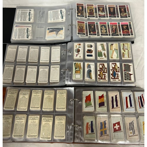 405 - A large collection of Cigarette Cards and Tea cards in excess of 9,000 to include 5 x albums with co... 