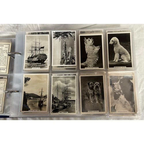 914 - Four Albums of Cigarette Card Sets of Authorised Reproductions to include Lambert & Butler, Ogdens, ... 