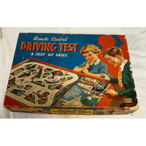 1309 - A Remote Control Driving Test toy 'A Test of Skill' A Merit Toy, Made in England together with a qua... 