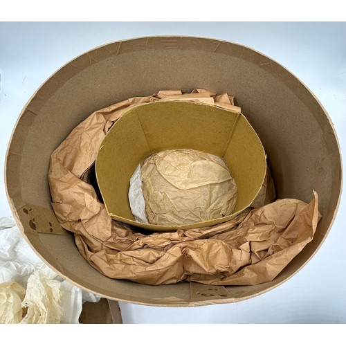 856 - A collection of eight Silk/Beaver Top Hats to include Scott & Co 21cm x 16.5 cm in leather case by C... 