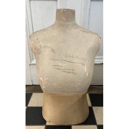 1321 - A vintage clothes dummy. 62cm h.