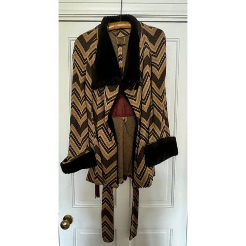 874 - Two 1970's coats to include Biba with faux fur collar and cuffs and an Alexon Youngset by Alannah Ta... 