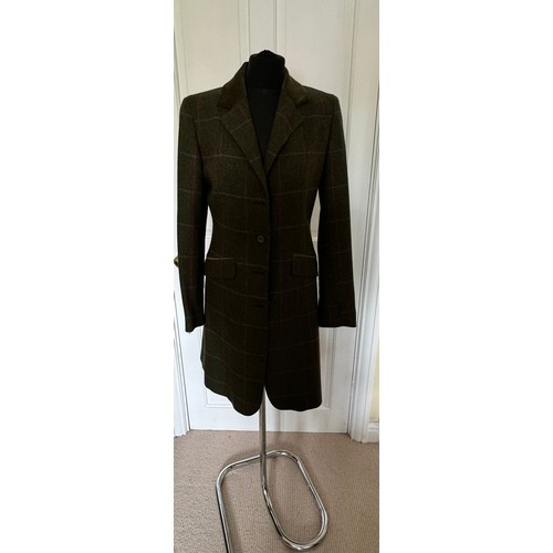 876 - Mulberry size 10 trousers, a Mulberry size 10 zip up box jacket together with a Duchess of Northumbe... 