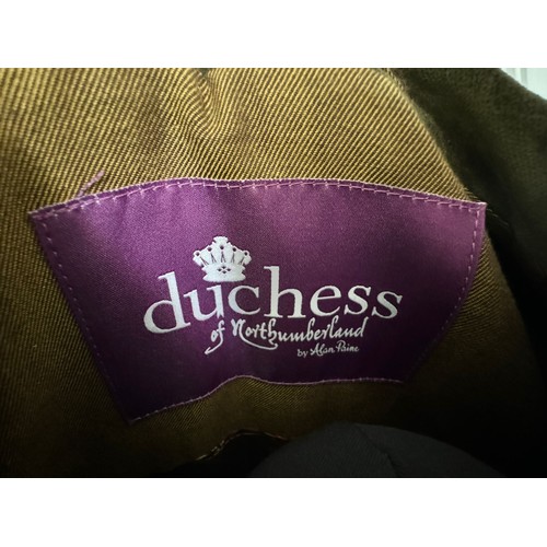 876 - Mulberry size 10 trousers, a Mulberry size 10 zip up box jacket together with a Duchess of Northumbe... 