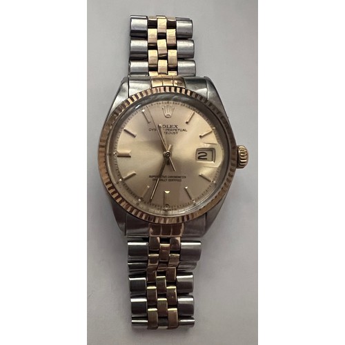 720 - A Rolex Oyster Perpetual Datejust gold and stainless steel gentleman's wristwatch, reference no. 160... 