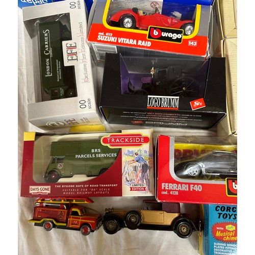 1206 - An assortment of diecast models, the majority boxed  to include Corgi buses, 3 x Gilbow Exclusive Fi... 