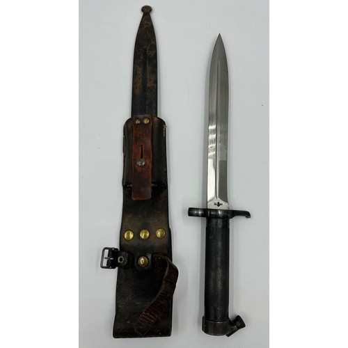 1041 - A Swedish Eskilstuna Jernmanufactur AB M1896 Mauser knife bayonet with 21cm steel blade and machined... 