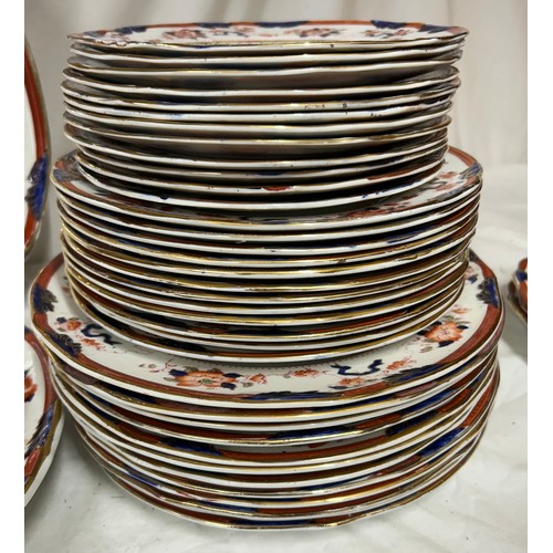 149 - A large quantity of Royal Staffordshire Pottery, Burslem 'Festoon' comprising: 5 x  graduating meat ... 