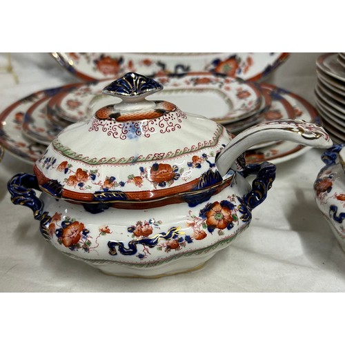 149 - A large quantity of Royal Staffordshire Pottery, Burslem 'Festoon' comprising: 5 x  graduating meat ... 