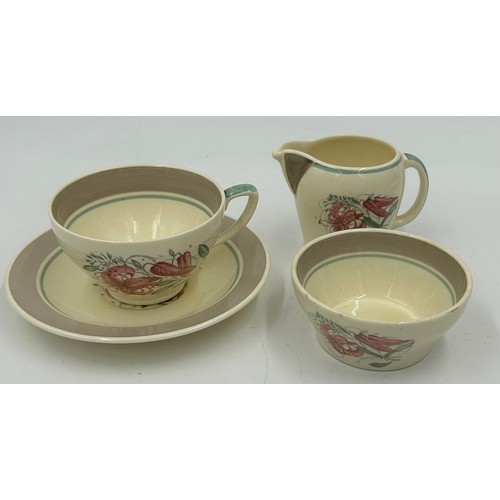 150 - Various ceramics to include Bloor Derby porcelain landscape - 2 x cups and saucers and a jug 9.5cm h... 