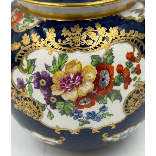 151 - A collection of British and Continental ceramics to include a 19thC Booths English teapot 13cm h, bl... 