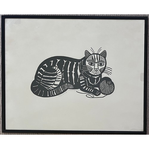 1360 - Edward Bawden (1903-1989) 'Play with Me' Linocut limited edition signed and titled in pencil, number... 