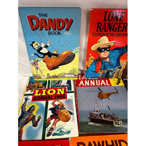 961 - A quantity of 1960s Children's Annuals to include Rupert 1968, Rupert (no date), Lion 1962, Rawhide,... 