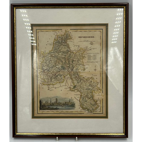 1348 - A Collection of original Archibald Fullerton & Co Glasgow Framed Maps of the Counties of England to ... 