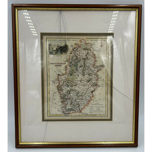 1349 - A Collection of original Archibald Fullerton & Co Glasgow Framed Maps of the Counties of England to ... 