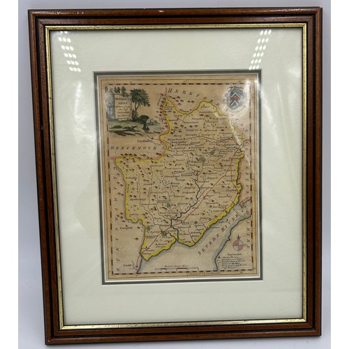 1349 - A Collection of original Archibald Fullerton & Co Glasgow Framed Maps of the Counties of England to ... 