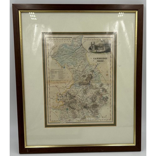 1350 - A Collection of original Archibald Fullerton & Co Glasgow Framed Maps of the Counties of England to ... 