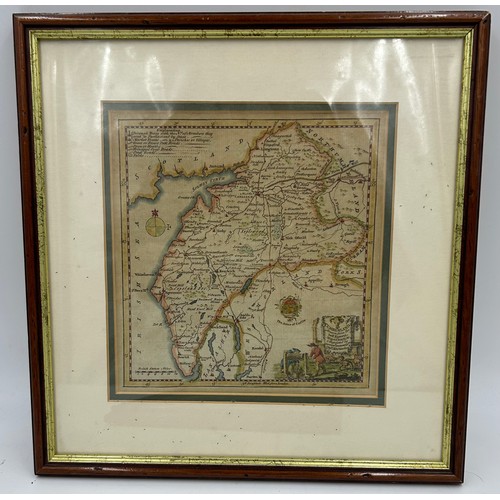 1351 - A Collection of original Archibald Fullerton & Co Glasgow Framed Maps of the Counties of England to ... 