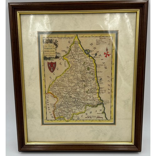 1351 - A Collection of original Archibald Fullerton & Co Glasgow Framed Maps of the Counties of England to ... 