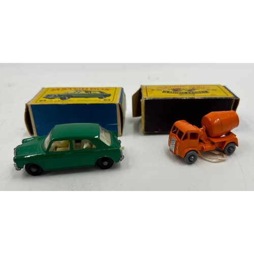 1045A - Boxed Dinky diecast collection: model 209 Riley Pathfinder Police Car, 688 Field Artillery Tractor, ... 