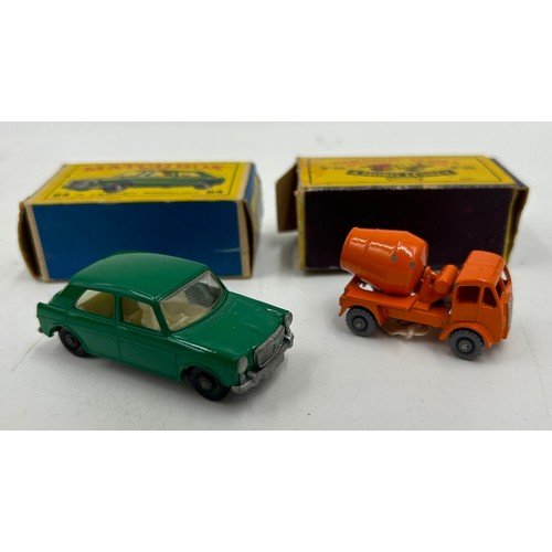 1045A - Boxed Dinky diecast collection: model 209 Riley Pathfinder Police Car, 688 Field Artillery Tractor, ... 