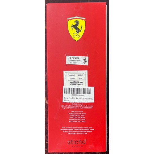 896 - Ferrari interest to include Polo top, 2 x Ferrari caps and a Jaguar together with a Ferrari flag, mo... 