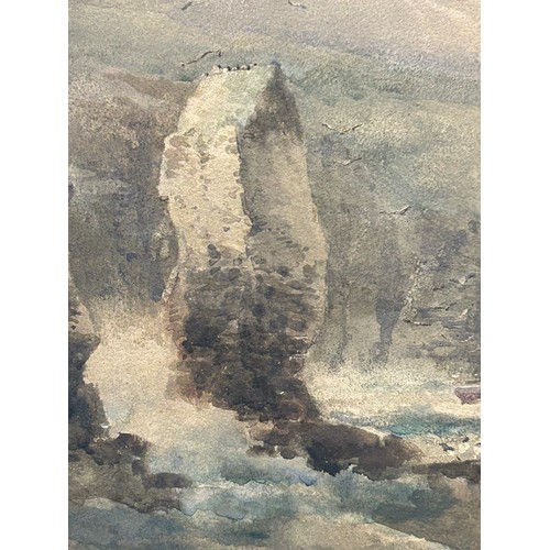 1393 - Frederick William Booty (1840-1924) shipwreck at sea along the East Coast. Watercolour. Signed and d... 