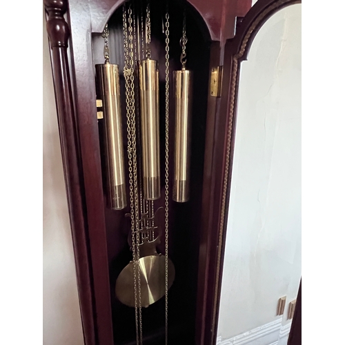 985A - A modern Tempus Fugit longcase clock, Clockart Oporto. Robert Grant of London. 216cm h.