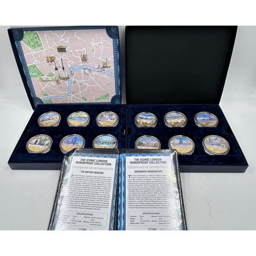 779 - A large quantity of gold plated proof coins/medallions to include 5 x 2014 WW1 Centenary, 4 x one do... 