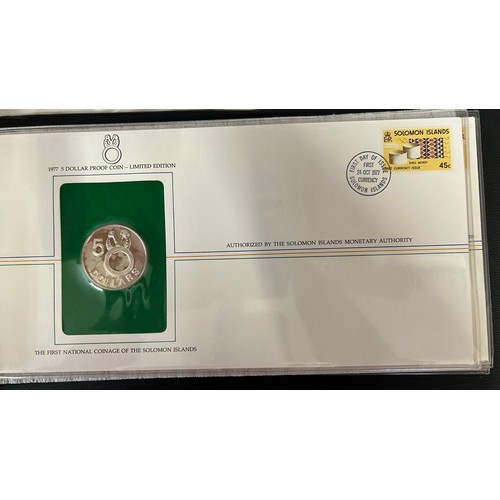 787 - A quantity of first day covers with coins to include Henry VIII and his Six Wives, Island of Lundy, ... 