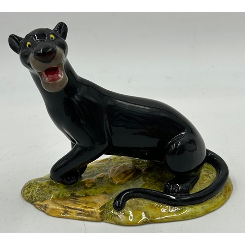 454 - A collection of Royal Doulton Jungle Book figurines to include Mowgli JB1, Baby Elephant JB2, Baloo ... 