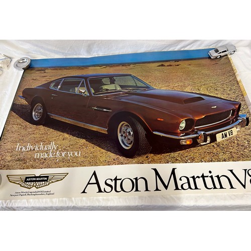 1000 - Collection of Car related items to include 5 posters (Ferrari & Aston Martin & 2 x 1986 Calendars), ... 