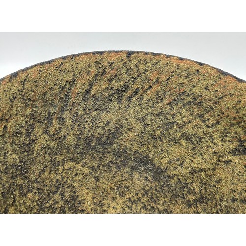 427 - Sotis Filippides Contemporary Ceramics (b. 1963) A large textured stoneware bowl with black exterior... 