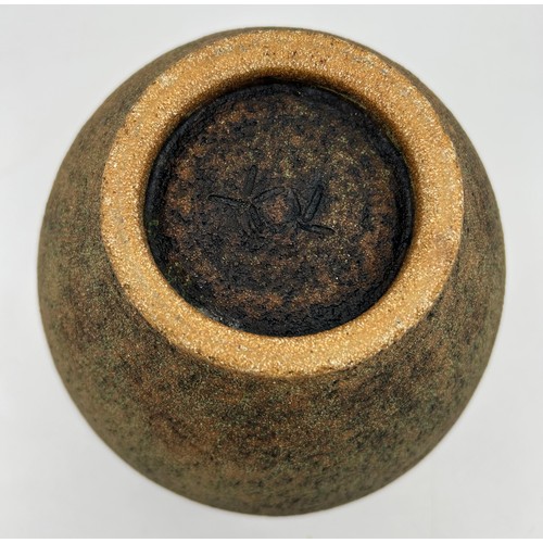 429 - Sotis Filippides Contemporary Ceramics (b.1963). A tall stoneware textured bowl with sage green exte... 