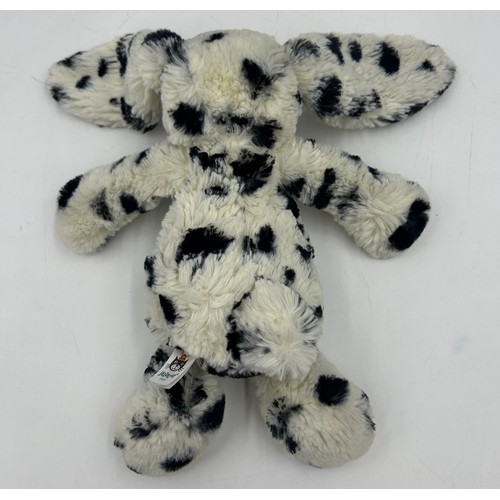 451 - Jellycat (London) special edition Phoebe Bashful Bunny, white soft toy with black spots, label with ... 