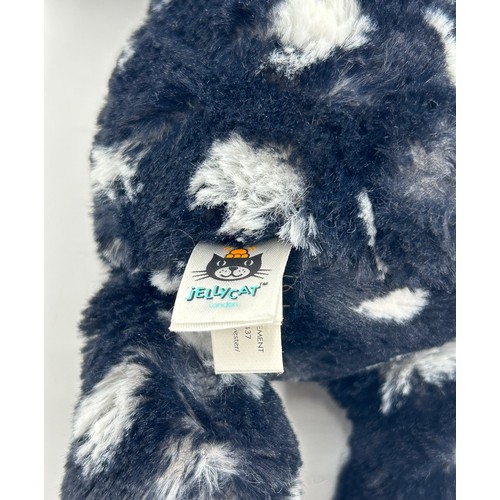 452 - Jellycat (London) Rare special edition Paloma Bashful Bunny, black soft with white spots, label with... 