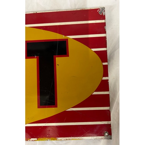 1447 - Ringer's 'A1 Light' Tobacco enamel advertising sign 66cm x 20.5cm