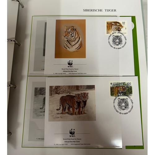 792 - A collection Edel Publications 9 x Thematic Albums of Stamps and First Day Covers relating to WWF, w... 