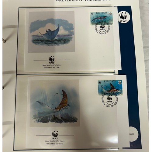 792 - A collection Edel Publications 9 x Thematic Albums of Stamps and First Day Covers relating to WWF, w... 