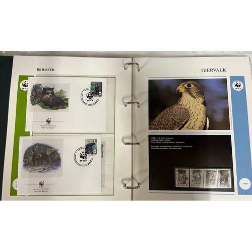 792 - A collection Edel Publications 9 x Thematic Albums of Stamps and First Day Covers relating to WWF, w... 