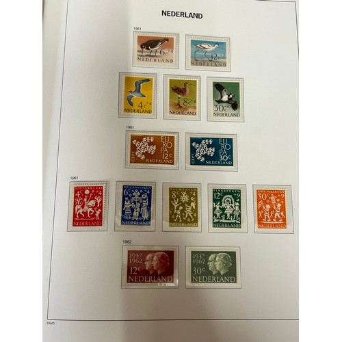 793 - A collection of Printed Stamp Albums DAVO 7 x Netherlands & UNIE 2 x Azores & Madeira along with a L... 