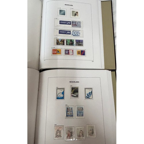 793 - A collection of Printed Stamp Albums DAVO 7 x Netherlands & UNIE 2 x Azores & Madeira along with a L... 