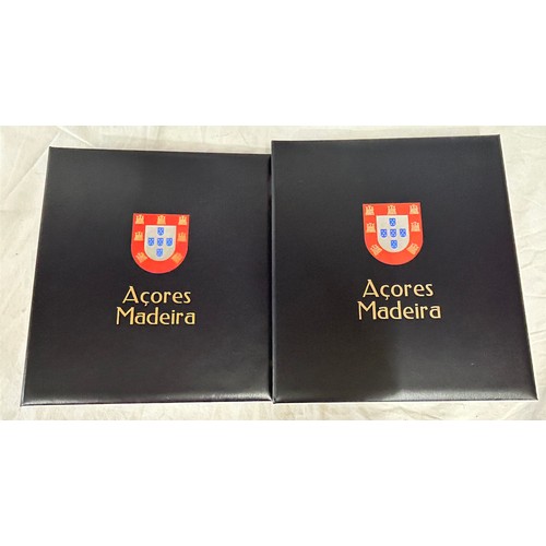 793 - A collection of Printed Stamp Albums DAVO 7 x Netherlands & UNIE 2 x Azores & Madeira along with a L... 