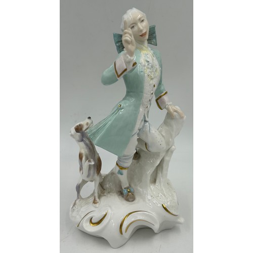 408 - Four Royal Worcester 'The Age of Elegance' Figurines modelled by Kenneth Potts to include The Dilett... 